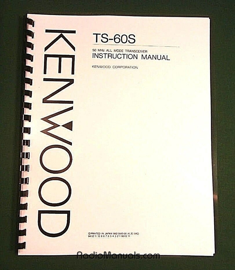 Kenwood TS-60S Instruction Manual - Click Image to Close